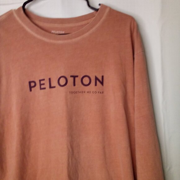 Peloton Shirt Women M Long Sleeve Pink - Picture 3 of 16